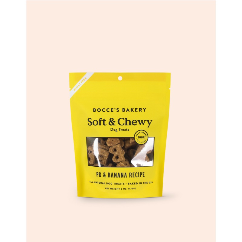 Soft & Chewy PB & Banana Packaged Dog Treats