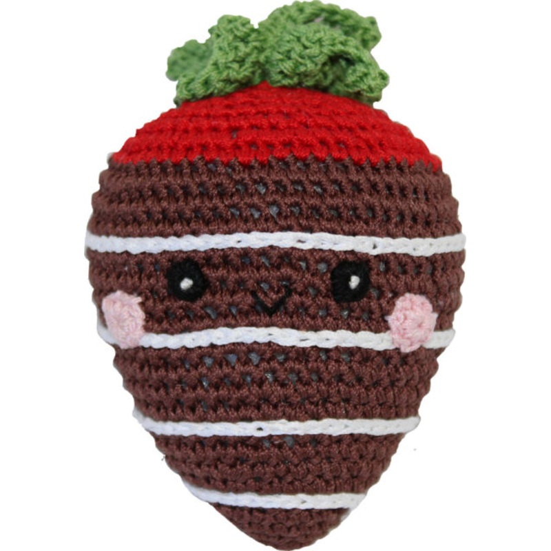 Strawberry Milk Chocolate Knit Toy
