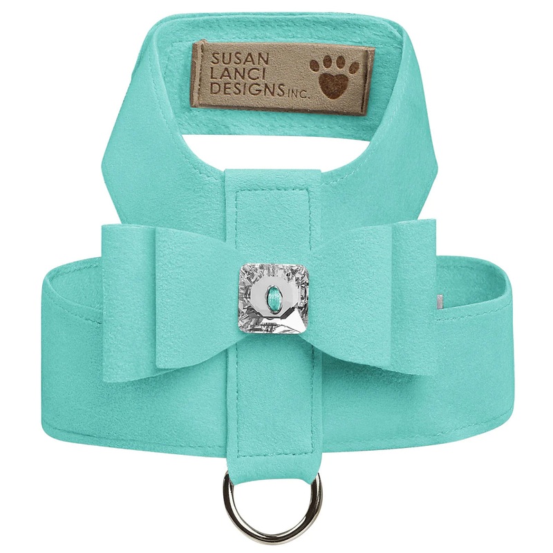 Big Bow Tinkie Harness - Tiffi Blue