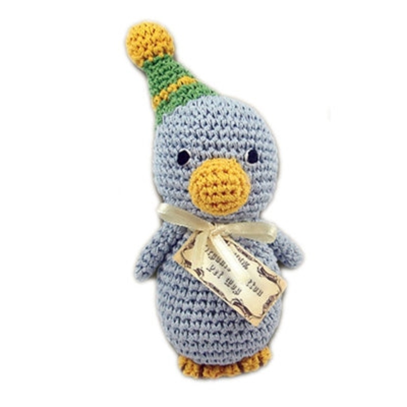 Disco Duck Knit Toy