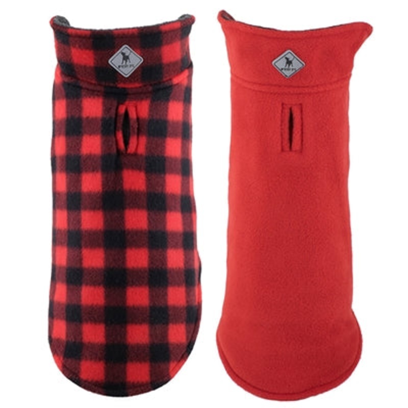 Fargo Fleece Worthy Dog Red Jacket