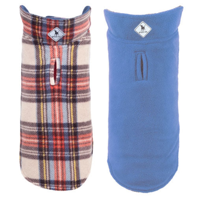 Fargo Fleece Worthy Dog Tan Plaid Jacket
