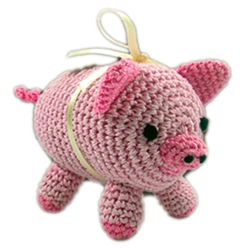 Piggy Boo Knit Toy