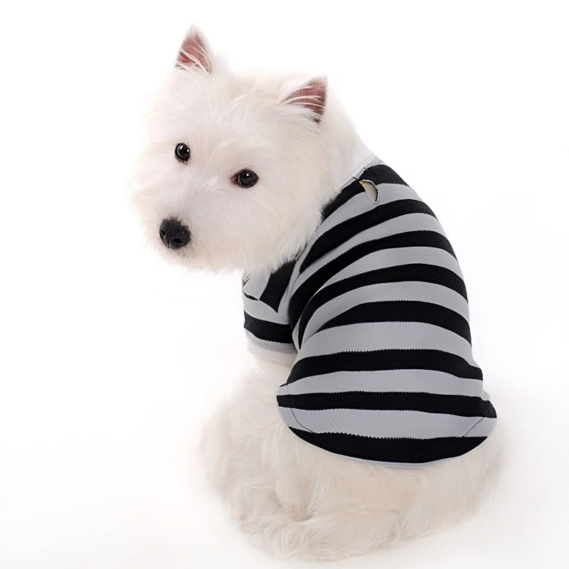Black/Light Grey Stripe Polo Shirt (Copy)