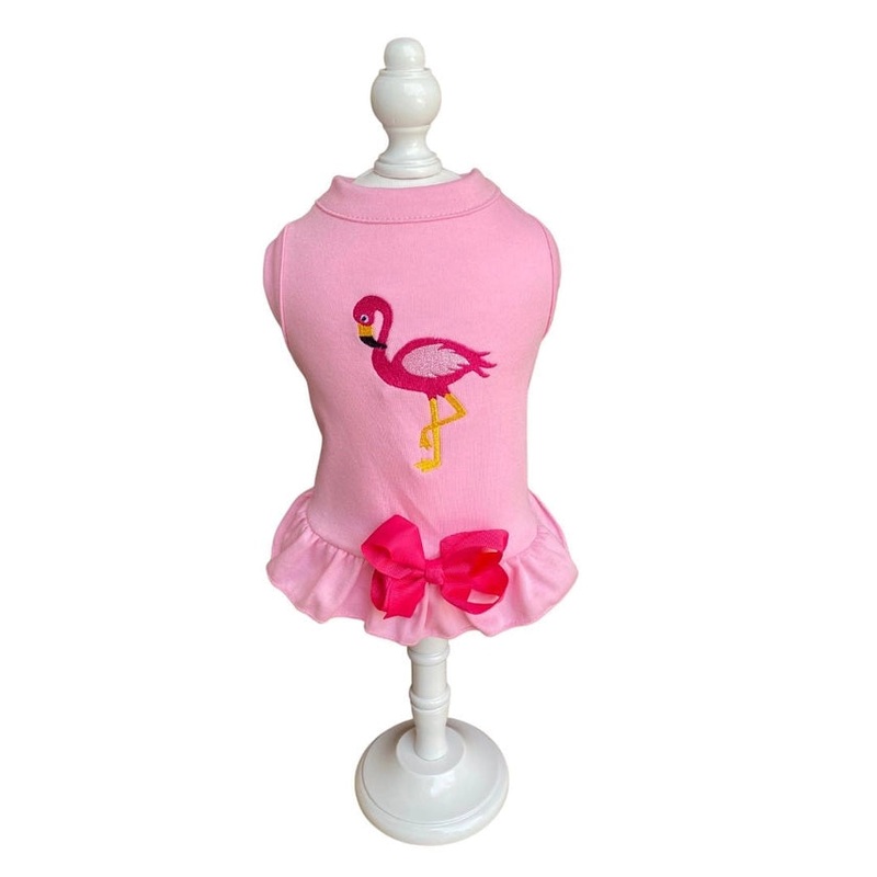 Flamingo Tee Shirt Dress