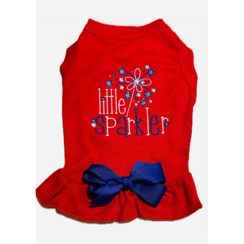 Little Sparkler Tee Shirt Dress