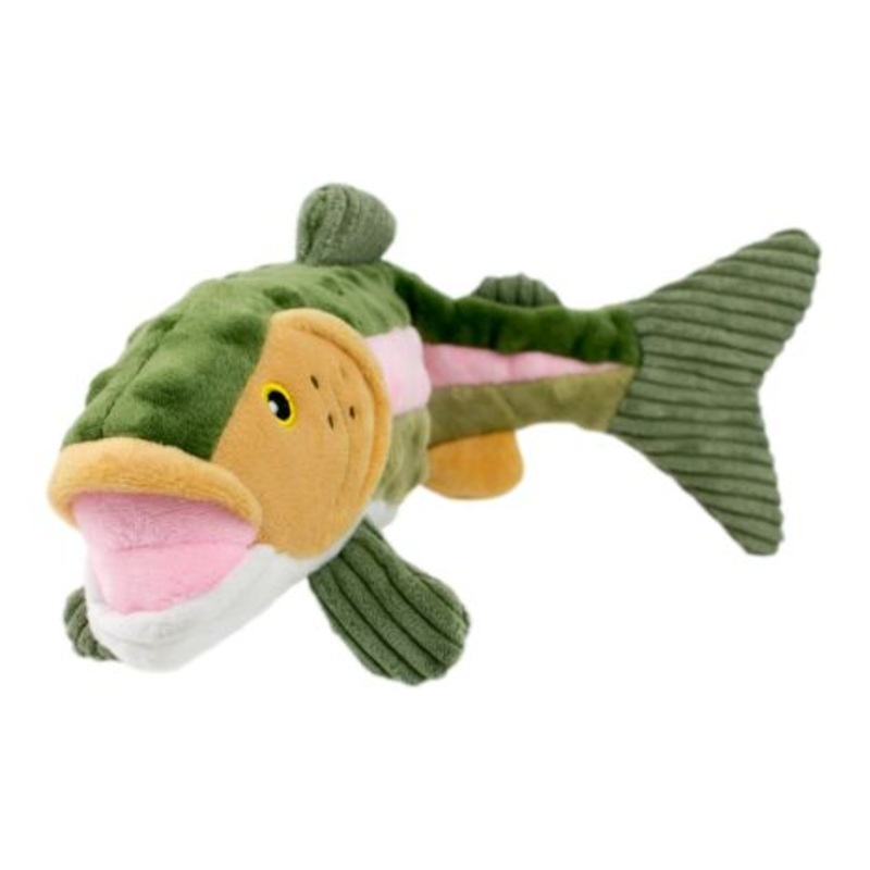 TALL TAILS 15" Plush Rainbow Trout Twitchy Tail Multi Color