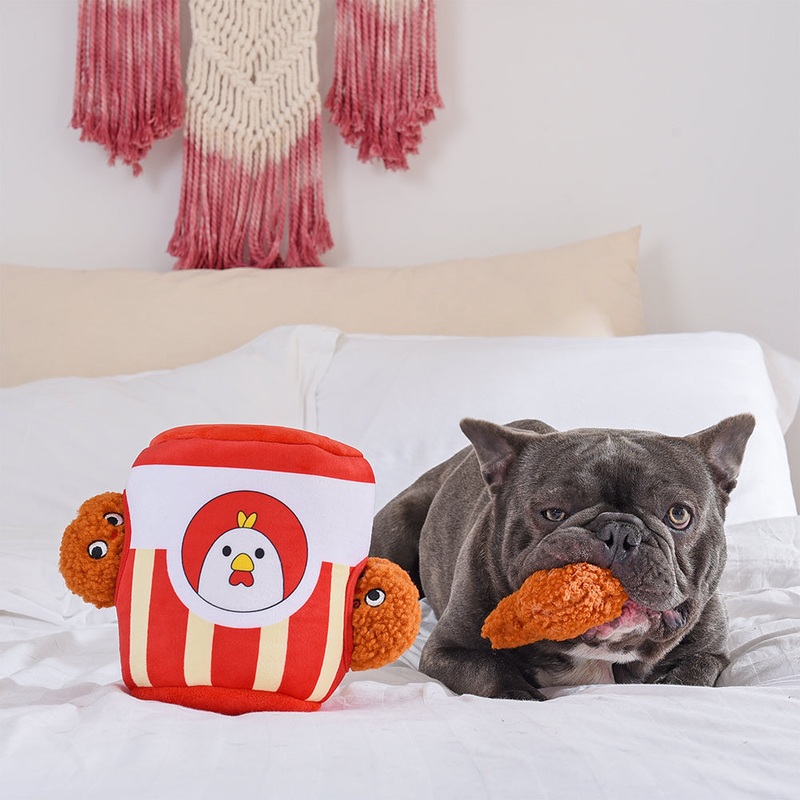 Hugsmart Fried Chicken Bucket Foraging Toy