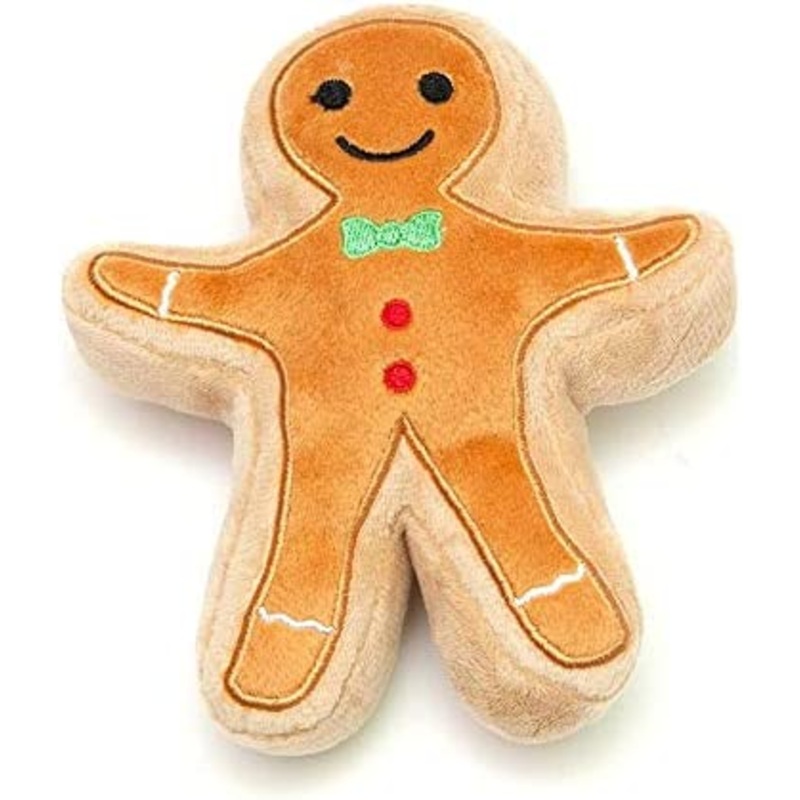 Midlee Gingerbread Man with Squeaker 5"