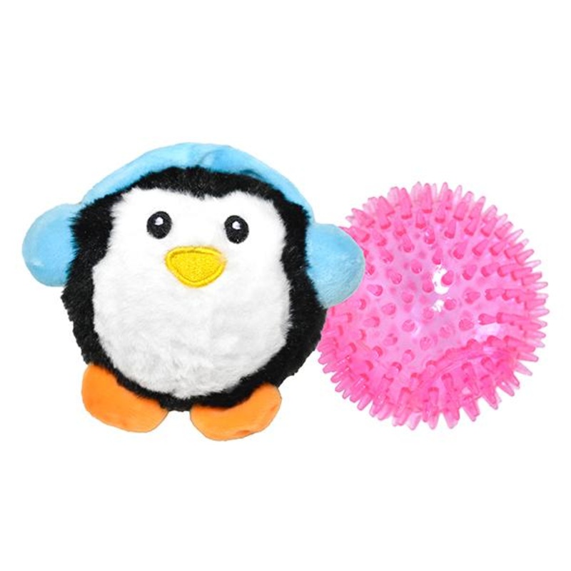Patchwork Pricklet Christmas Squeaker