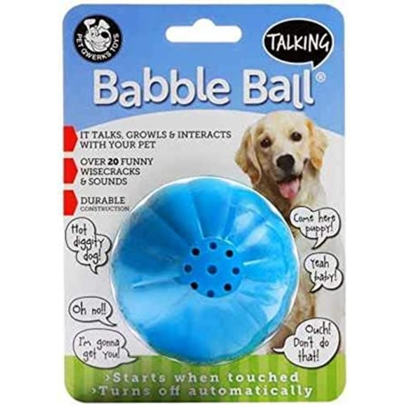 Pet Qwerks Large Talking Babble Ball