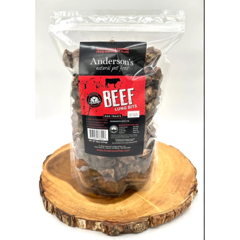Anderson's- Beef Lung Slices (Individual)