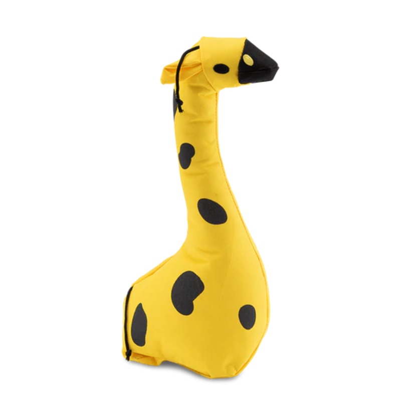 BECO PETS Recycled Soft Giraffe Dog Toy, Medium