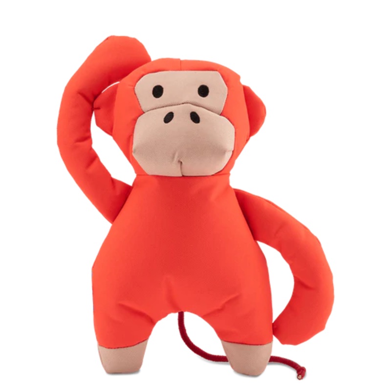 BECO PETS Recycled Soft Monkey Dog Toy, Medium