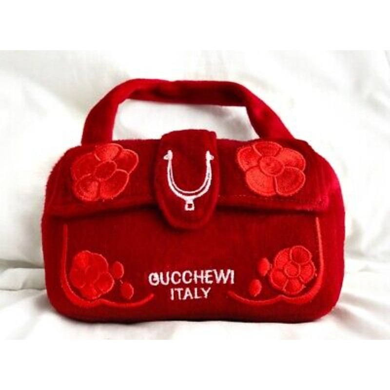 Chewguchi Red Floral Floral Purse