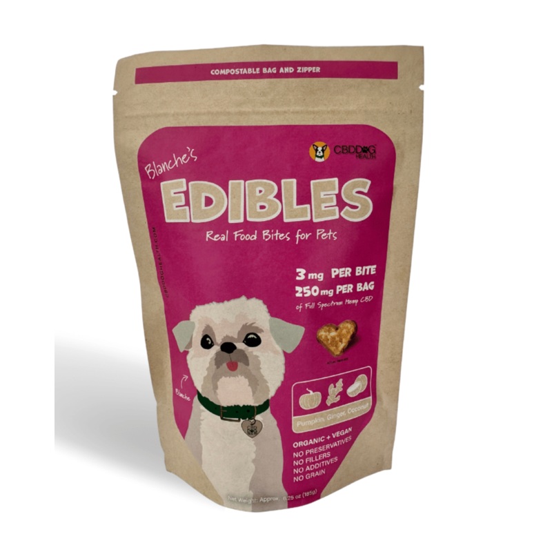 Dog Health-Blanche's Edibles 3mg Treats | 42ct/83ct