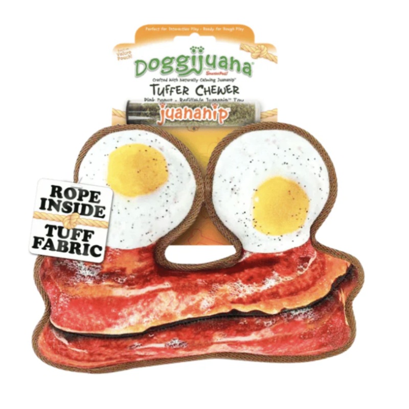 Doggyjuana Tuffer Chewer Bacon and Eggs