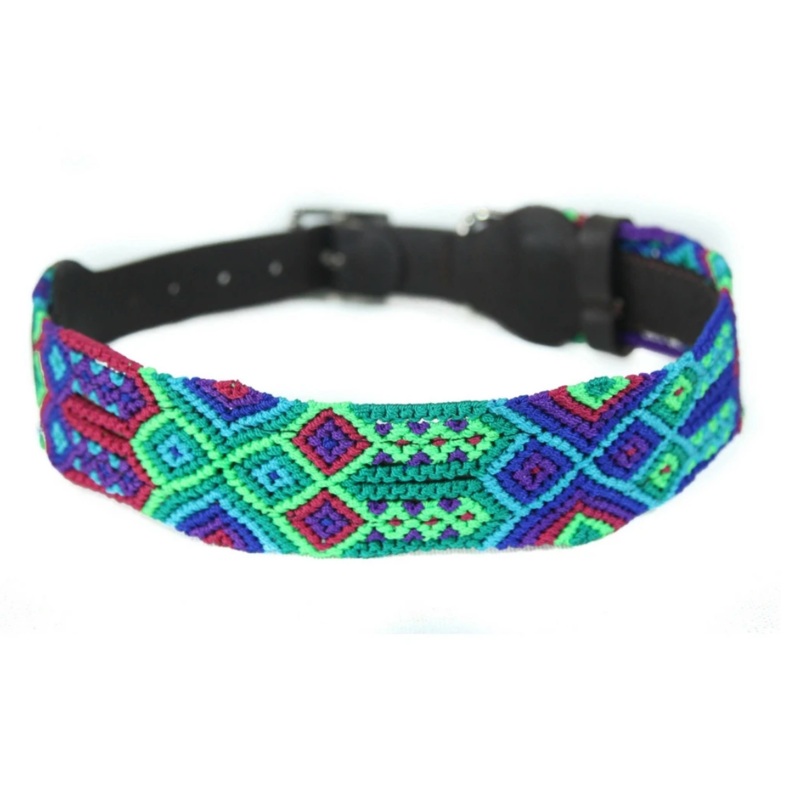 Eclectic Array Bright Emerald Small Collar