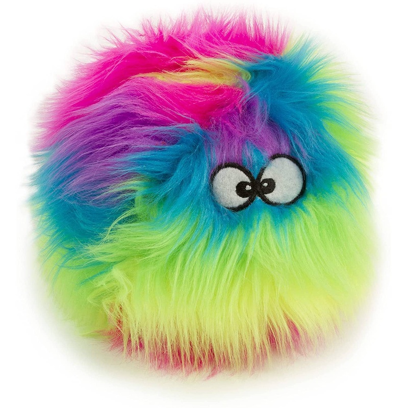 goDog - Furballz Squeaker Plush Dog Toy