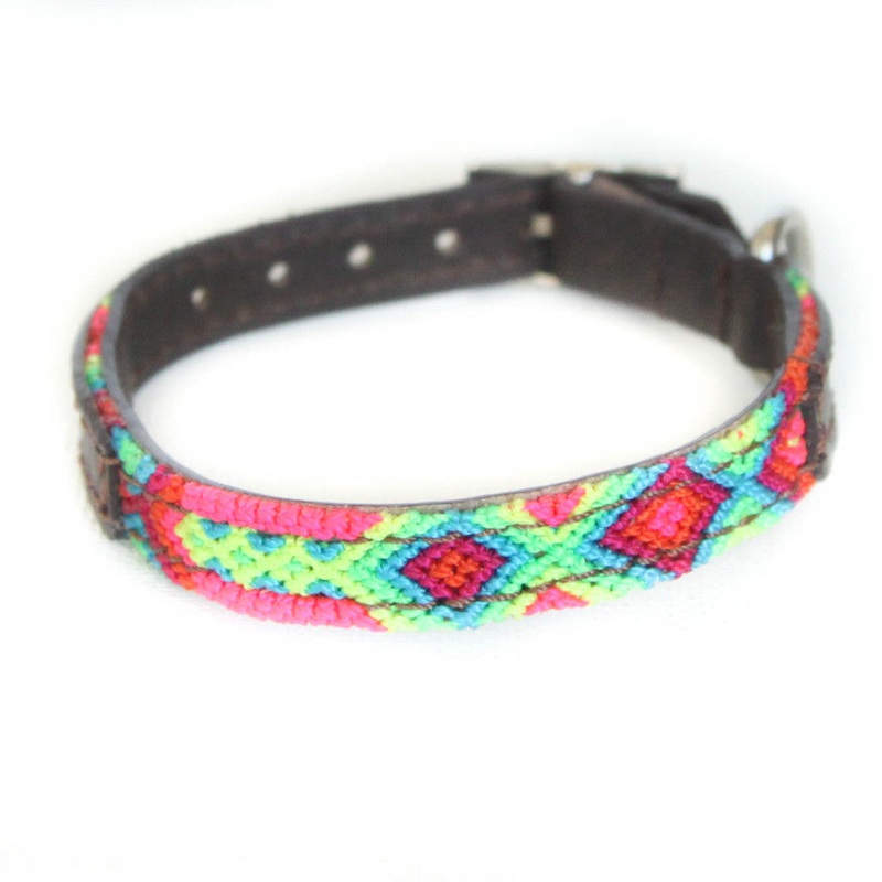 Eclectic Array Cotton Candy Large Slim Collar