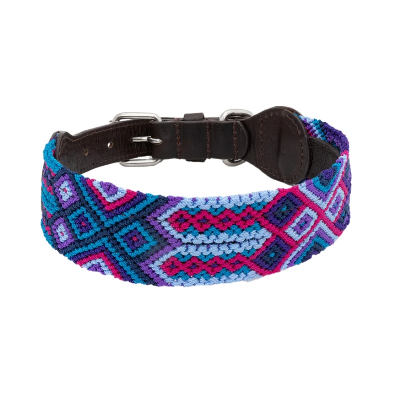 Eclectic Array Dark Magenta Medium Collar
