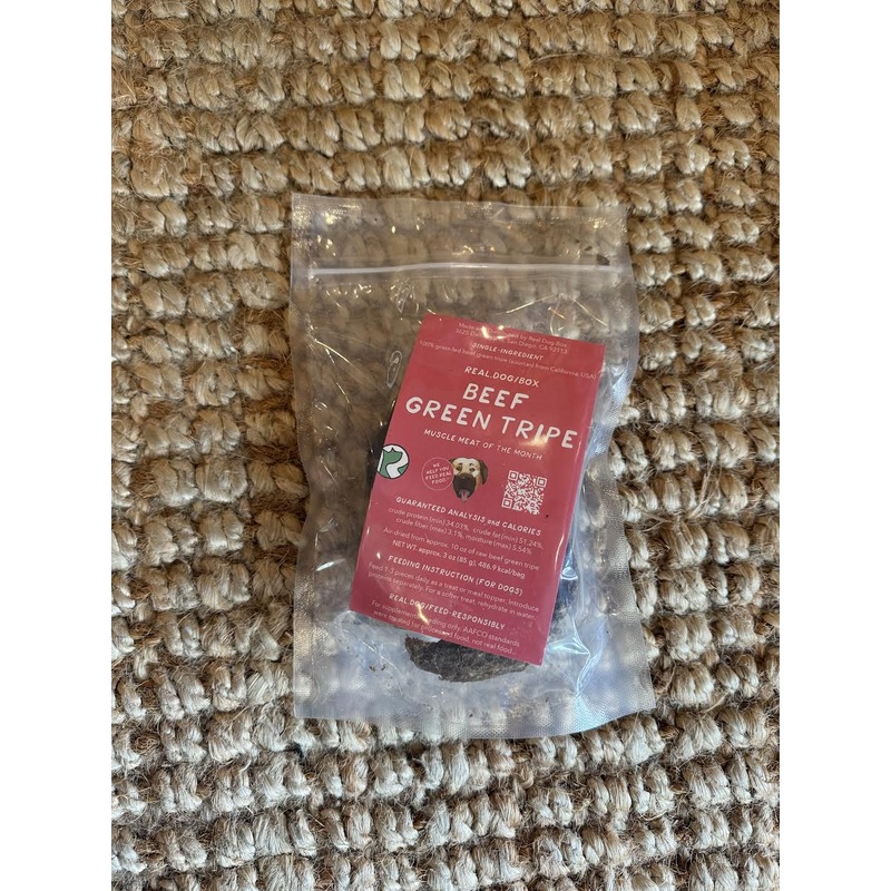 Real Dog Box- Beef Green Tripe