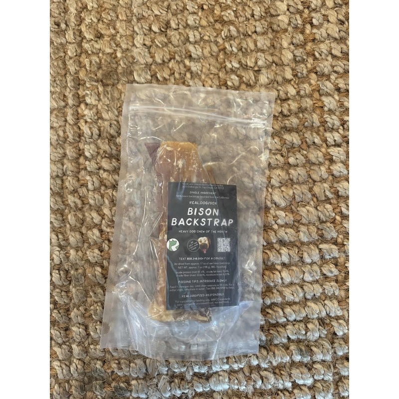 Real Dog Box- Bison Backstrap