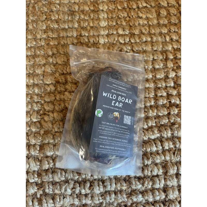 Real Dog Box- Wild Boar Ear