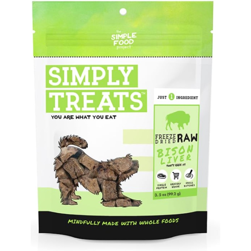 Simple- Freeze Dried Bison Liver (1.8oz)