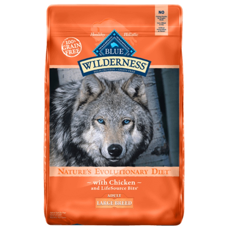 Blue Wilderness Large Breed Adult Chicken Grains 24lbs