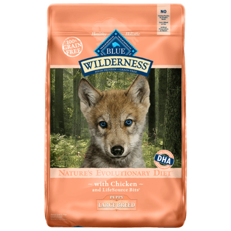 Blue Wilderness Large Breed Puppy Chicken 25lb (Tan)
