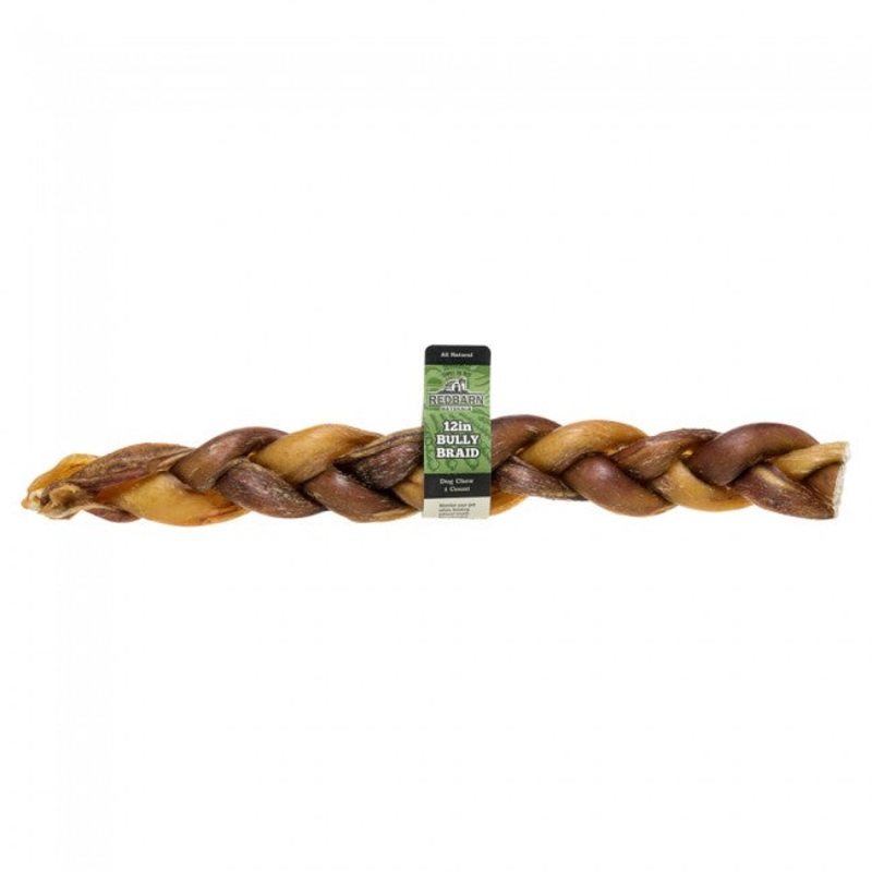 BULLY BRAIDED 12" RED BARN