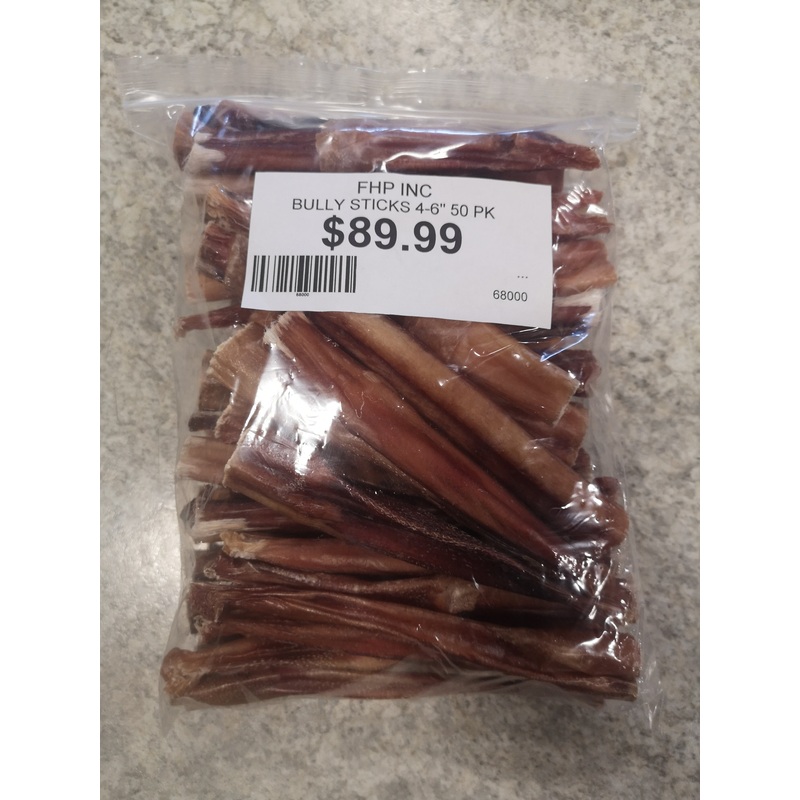 BULLY STICKS 4-6" 50 PK