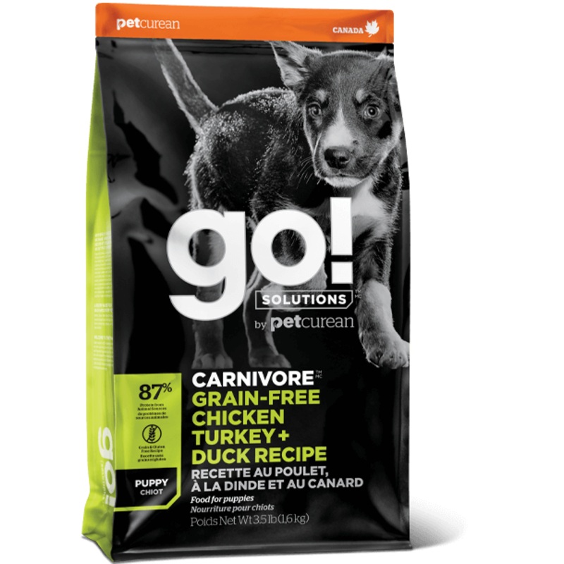 GO Carnivore (Three Varieties) Chicken/Turkey/Duck 3.5lb