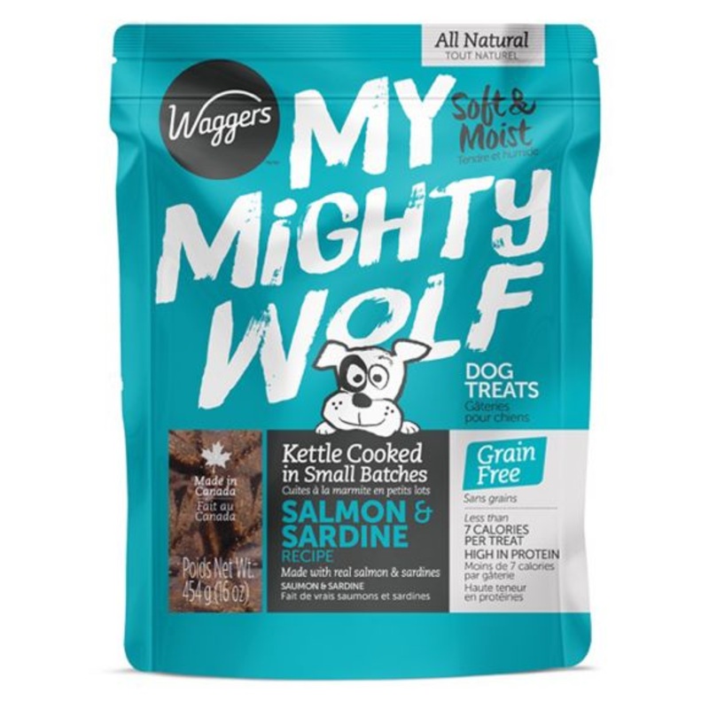 MY MIGHTY WOLF GRAIN FREE SALMON 454G