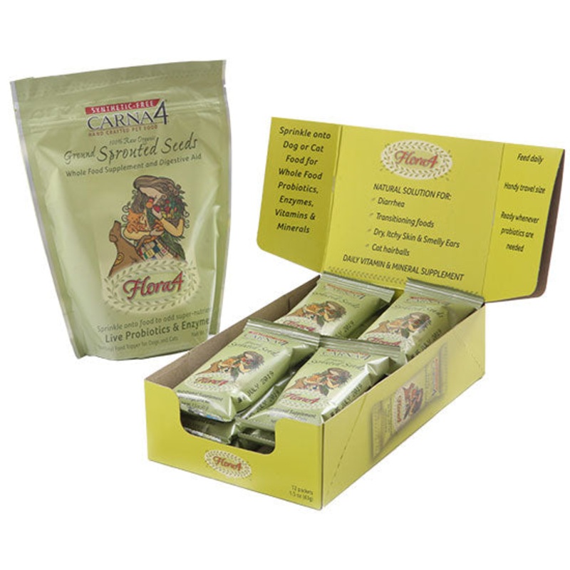 CARNA 4 SPROUTED SEEDS FLORA4 18 OZ BAG