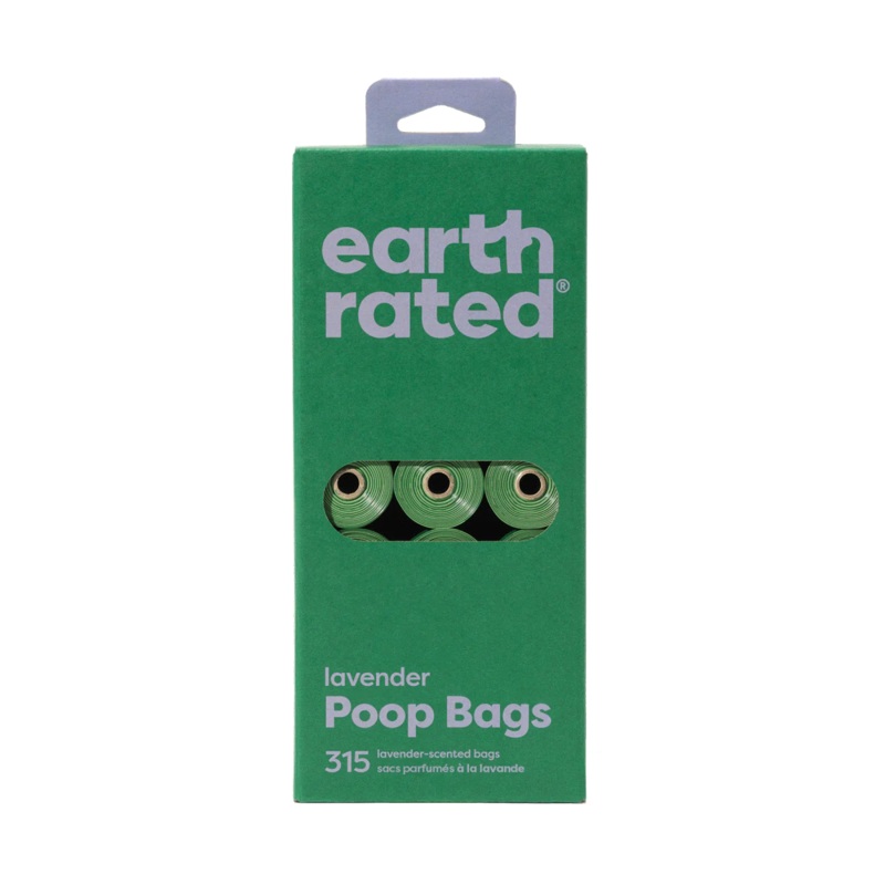 EARTH RATED- BIODEGRADEABLE POOP BAGS 300'S Lavender