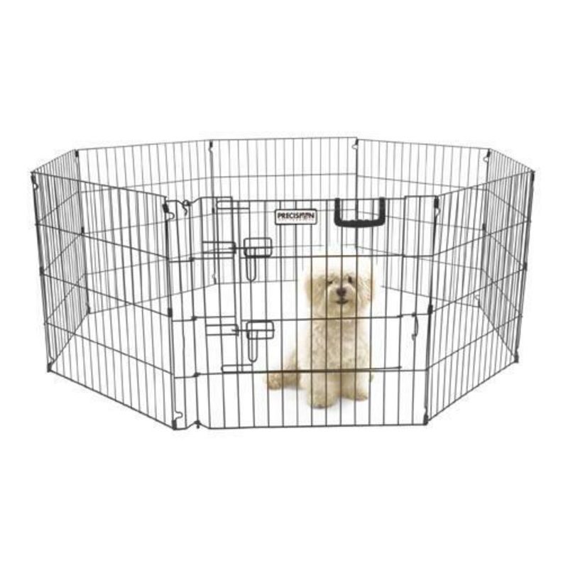 Exercise Pen 24" High - 8 Panels with Door