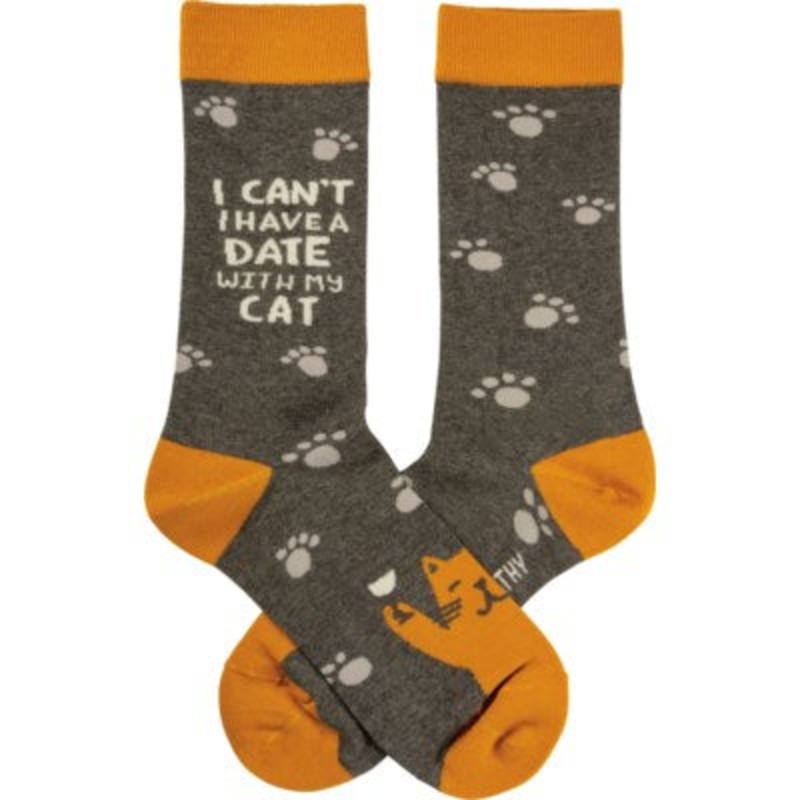 SOCKS- DATE W MY CAT
