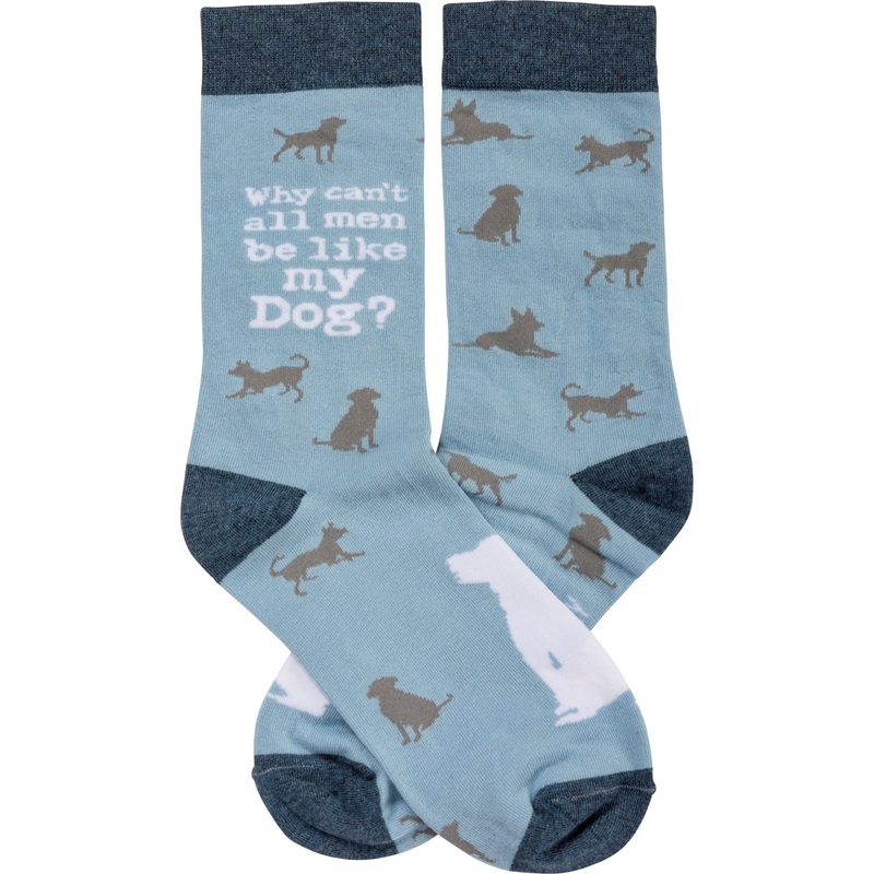 SOCKS- MEN BE LIKE DOG