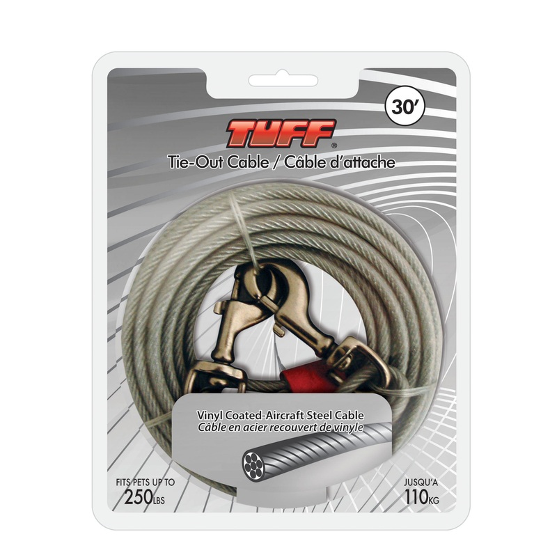 Tie Out Cable 30' Extra Heavy