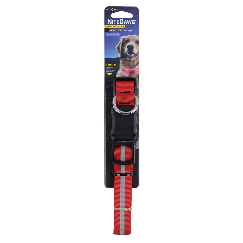 Nite Ize Collar Dawg Flashing Collar Red