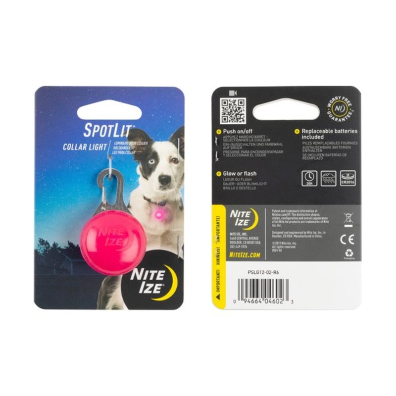 Nite Ize Safety Collar Light Spotlit