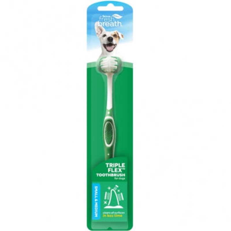 Tropiclean Triple Flex Toothbrush Small