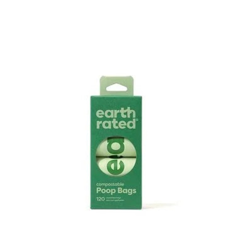 Unscented Poop Bags Compostable 8 roll 120 bags