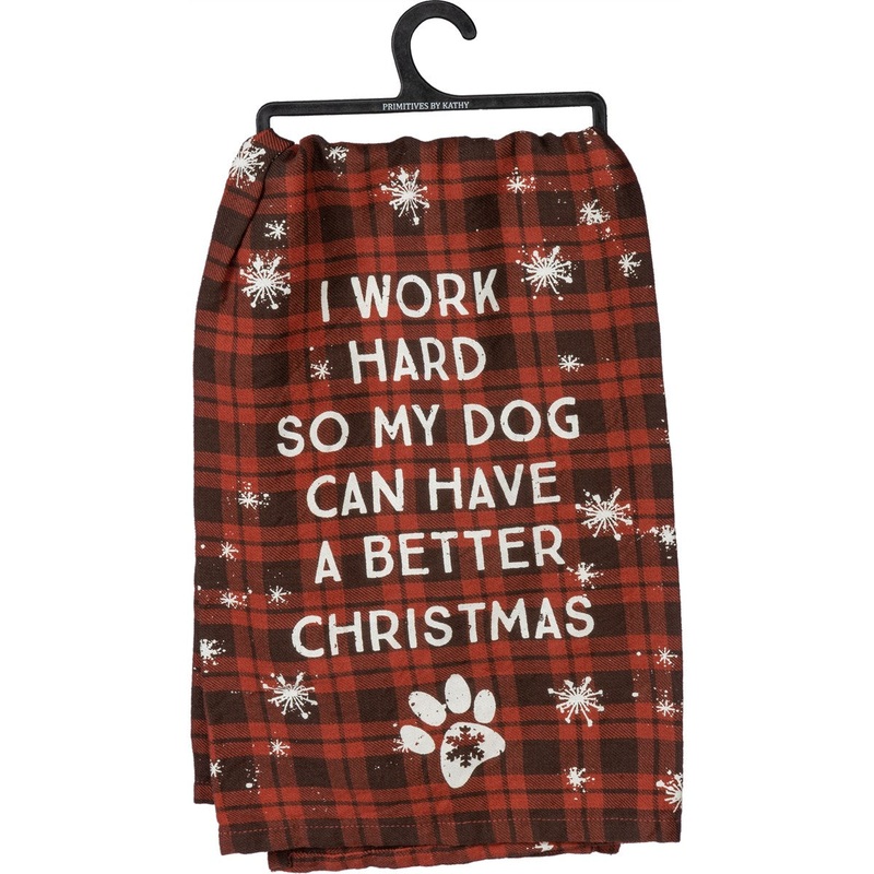 DISH TOWEL- Work Hard