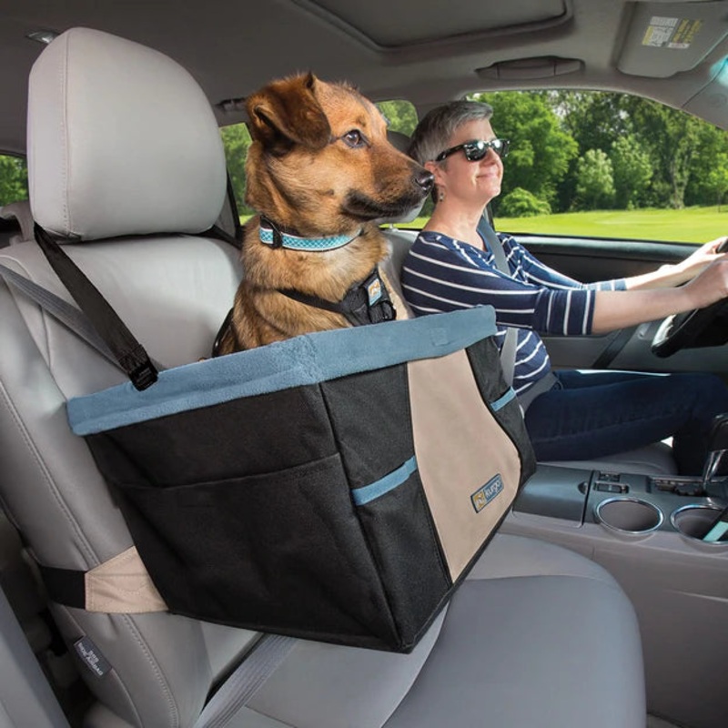 Kurgo Rover Booster Seat Black Blue
