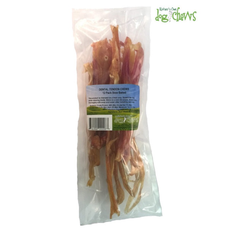 NATURE'S OWN Beef Dental Tendon  12 pack