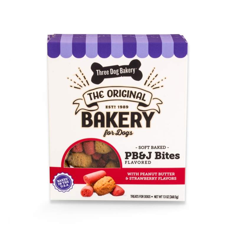 Three Dog Bakery PB&J Bites