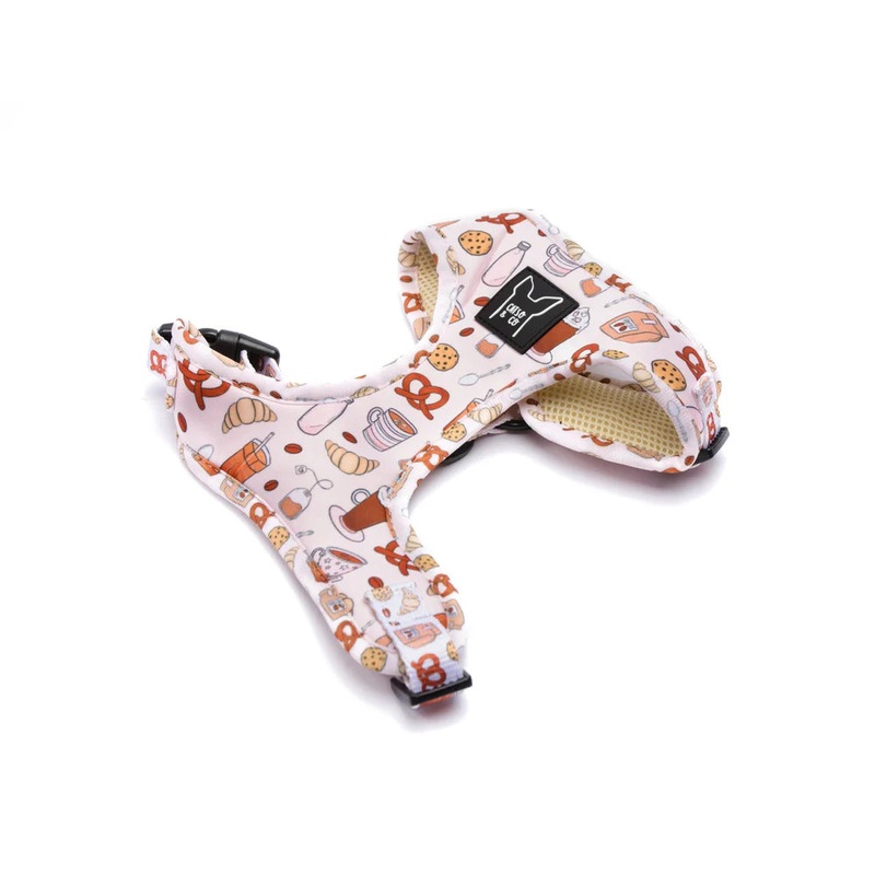 Catso & Co Adjustable Harness Coffee & Bark-ery